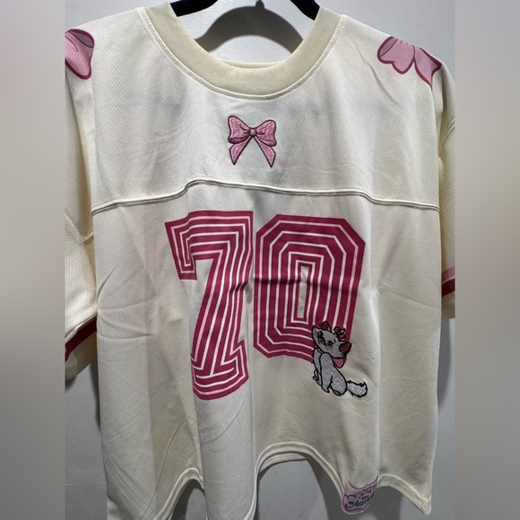 Disney The Aristocats Marie Women's Cropped Football Jersey - Picture 3 of 8